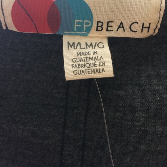 NWT Free People FP Beach Gray Jet Set Cardi Long Hooded Duster - Picture 9 of 15